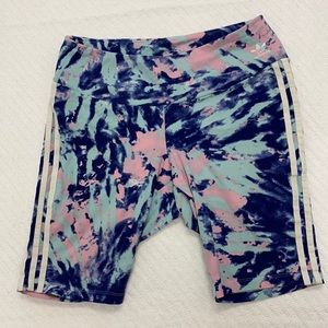 Adidas Tie Dye Bike Shorts